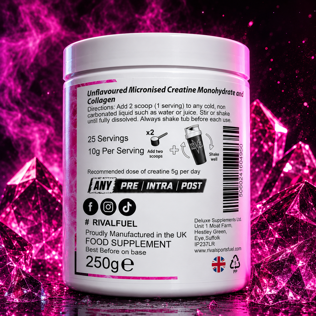CREATINE AND COLLAGEN 250G