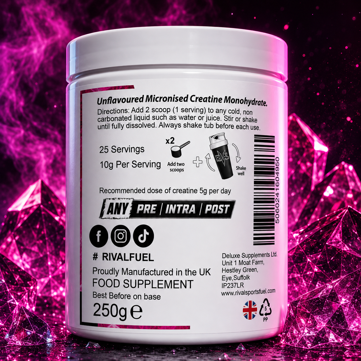 CREATINE AND COLLAGEN 250G