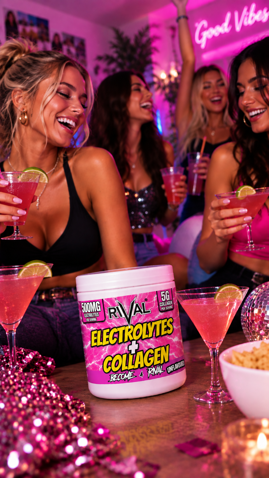 RIVAL Electrolytes + Collagen – Hydration & Beauty Blend