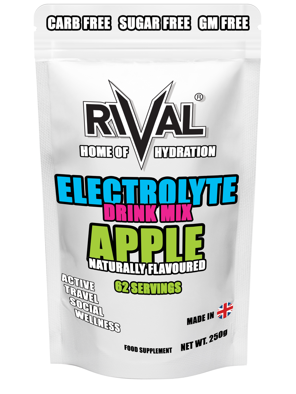 RIVAL RAW: Flavoured Electrolyte Powder