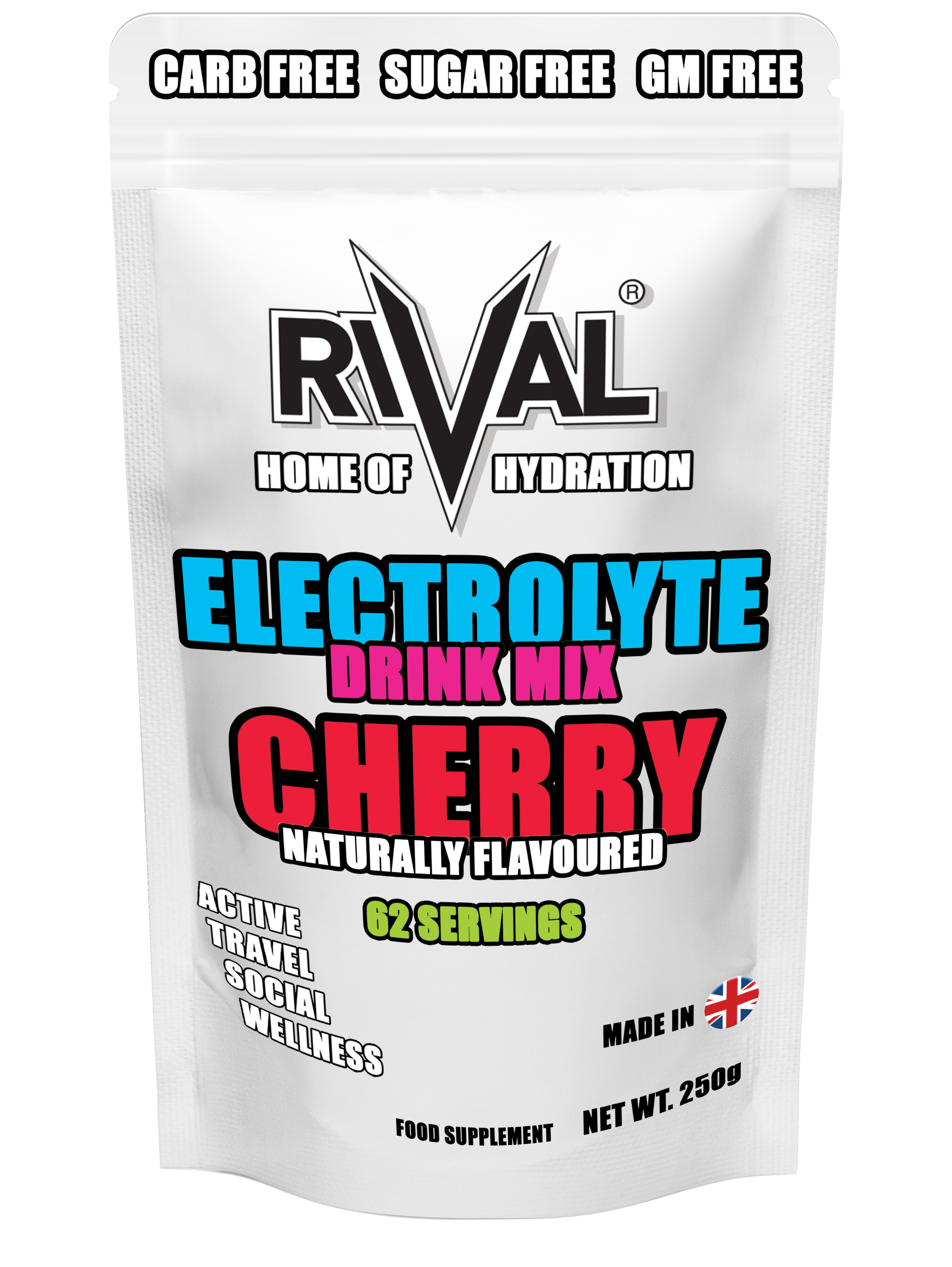 RIVAL RAW: Flavoured Electrolyte Powder