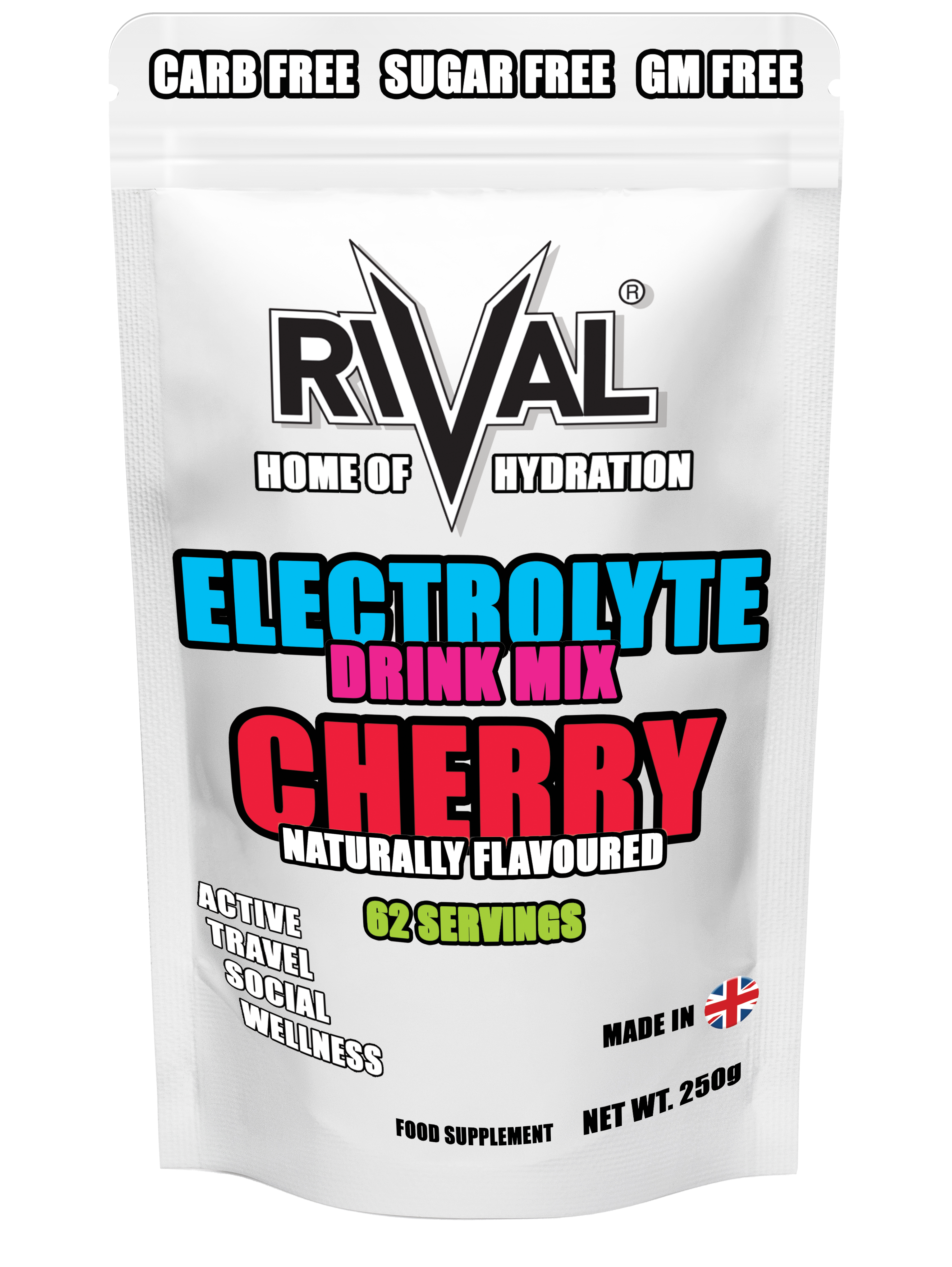 RIVAL RAW: Flavoured Electrolyte Powder