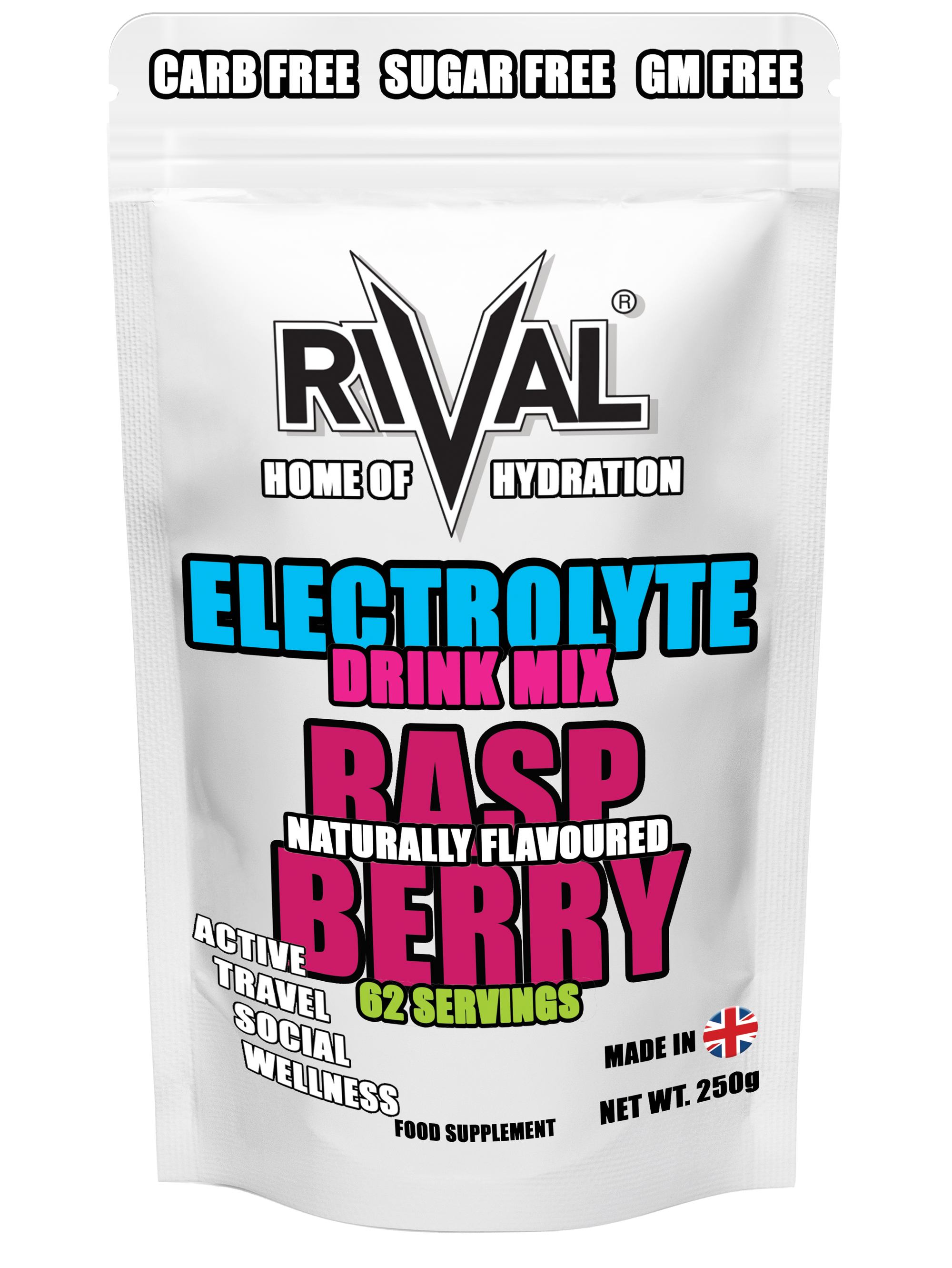 RIVAL RAW: Flavoured Electrolyte Powder