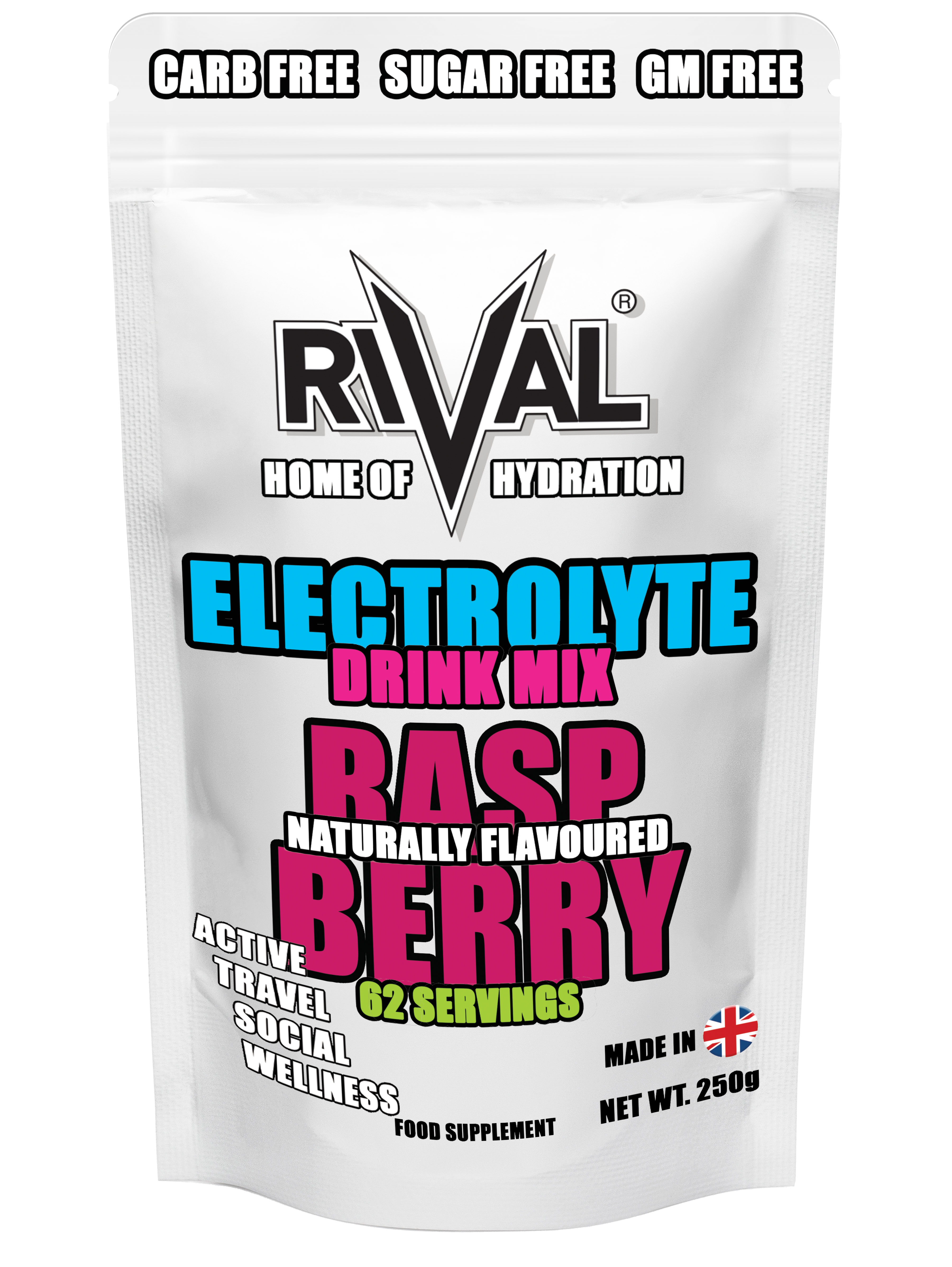 RIVAL RAW: Flavoured Electrolyte Powder