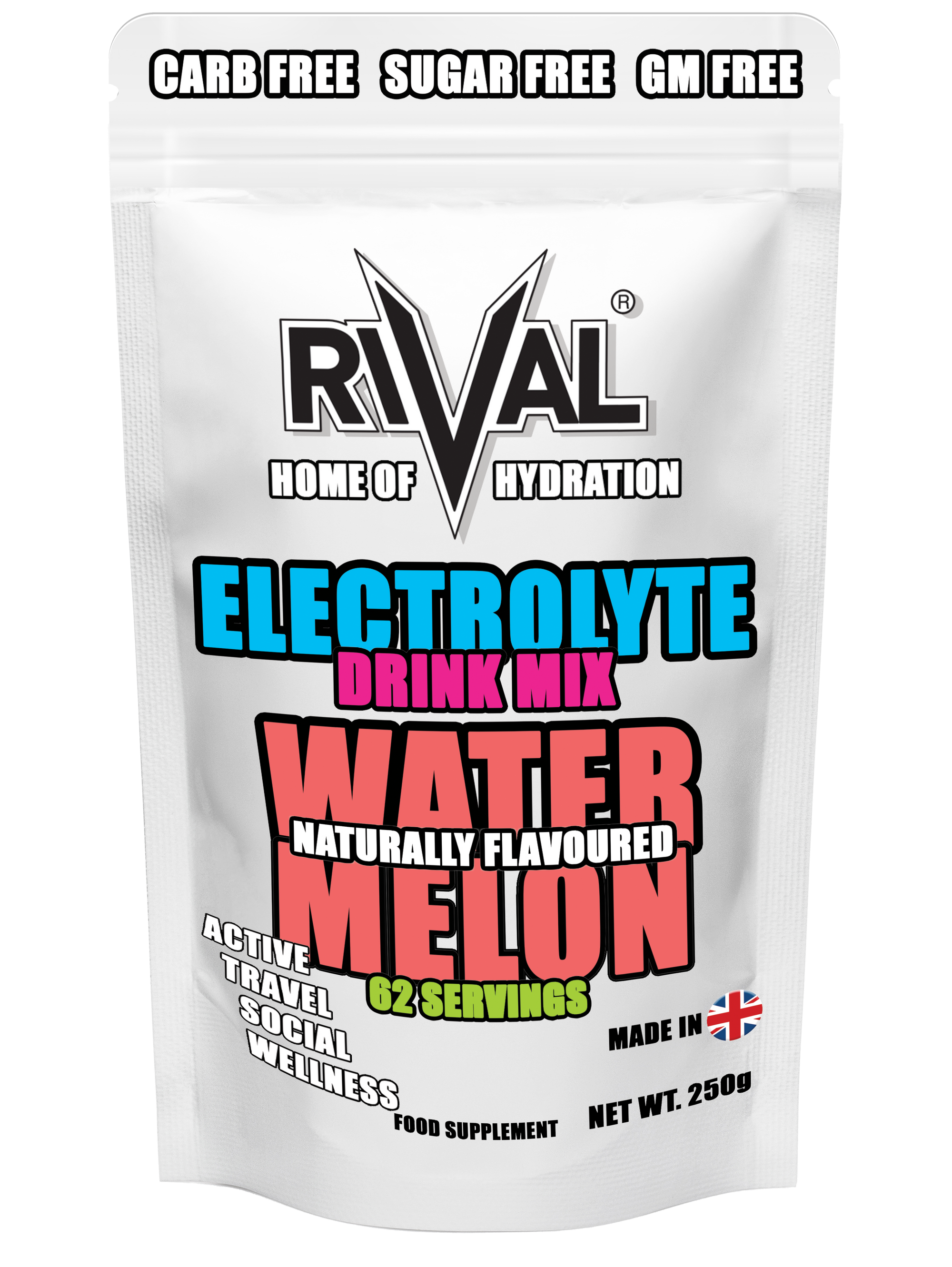 RIVAL RAW: Flavoured Electrolyte Powder
