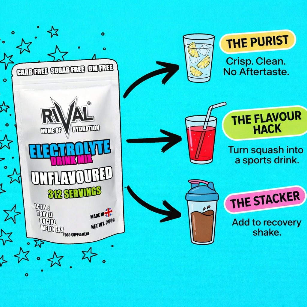 Rival RAW — 100% Pure Unflavoured Electrolytes