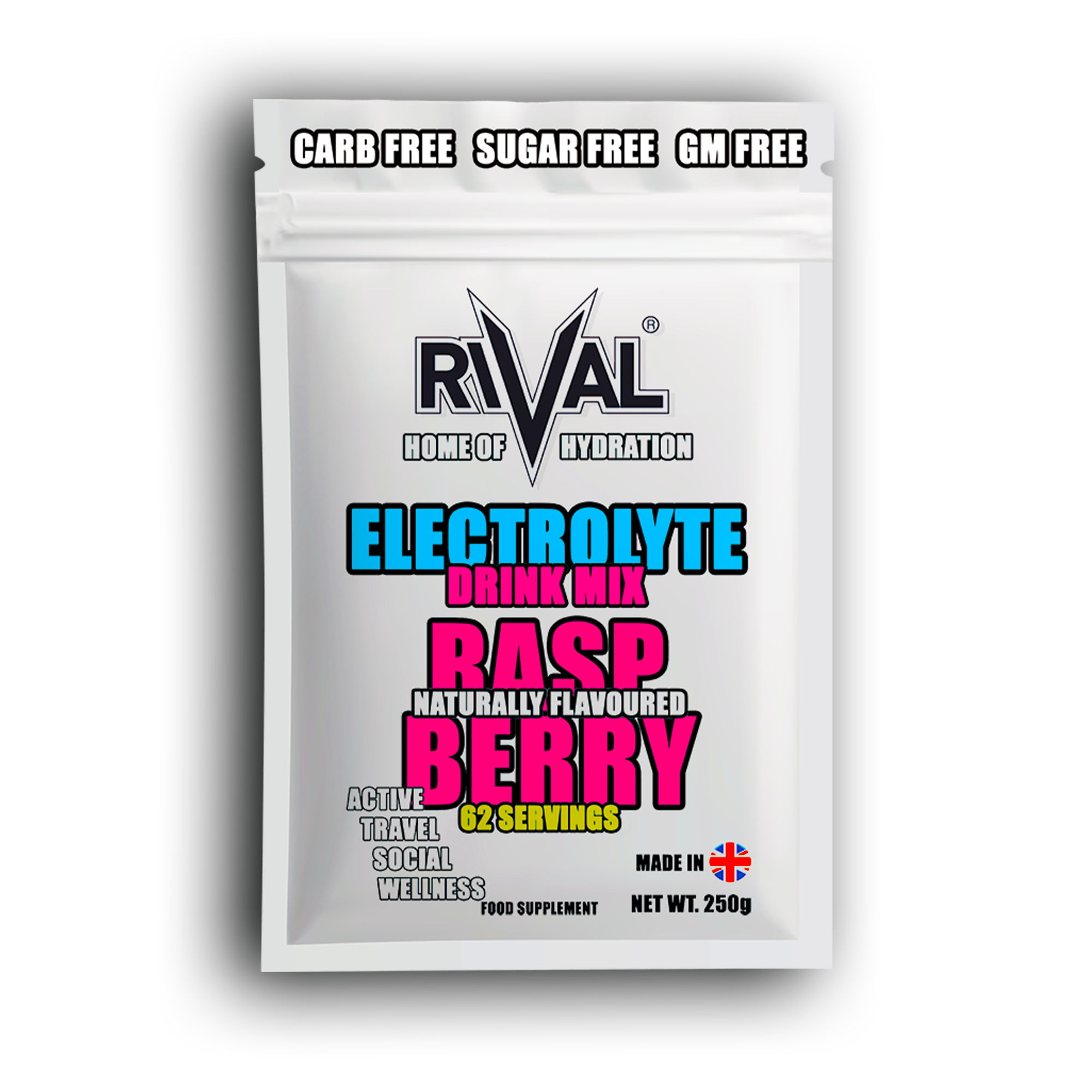 sugar free electrolyte powder Raspberry