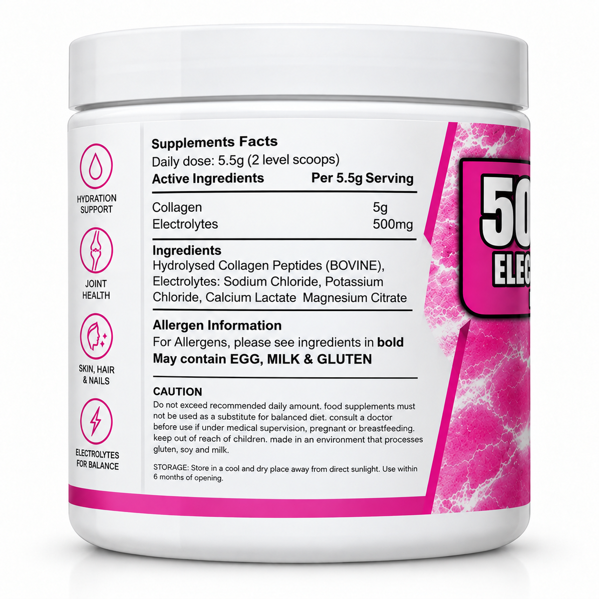RIVAL Electrolytes + Collagen – Hydration & Beauty Blend